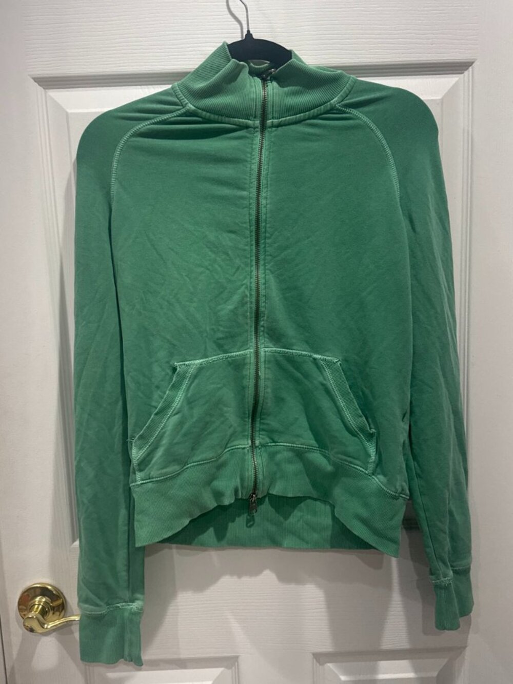 GAP Stretch Mock Neck Zip Up Athletic Sweatshirt